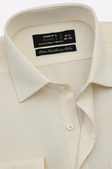Fawn Self Twill Formal Shirt