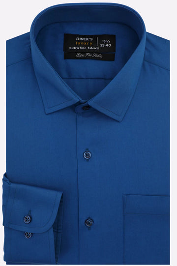Teal Self Twill Formal Shirt