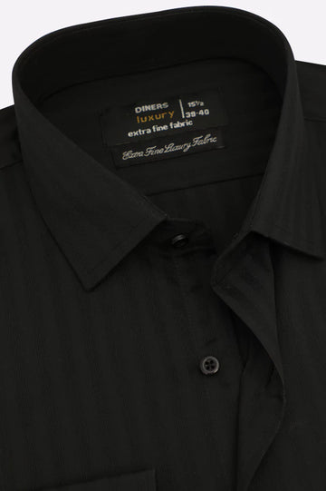 Black Stripes Formal Shirt
