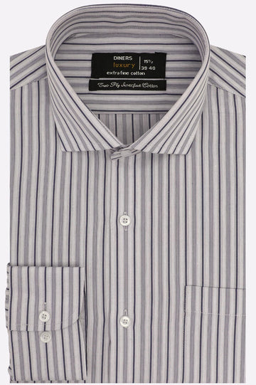 Purple Stripes Formal Shirt
