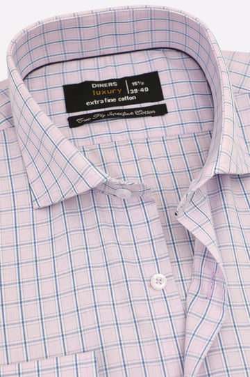 Multicolor Windowpane Check Formal Shirt