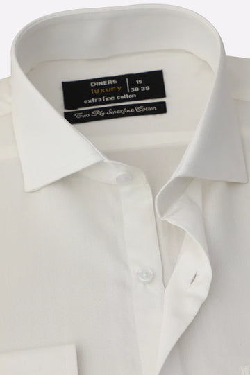 White Plain Formal Shirt