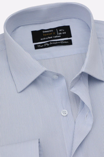 Blue Stripes Formal Shirt