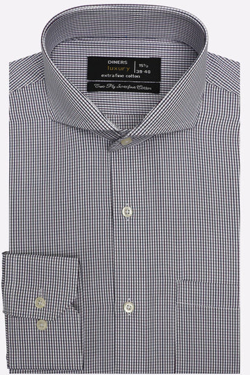 Multicolor Mini-Check Formal Shirt