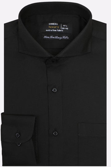 Black Dobby Formal Shirt