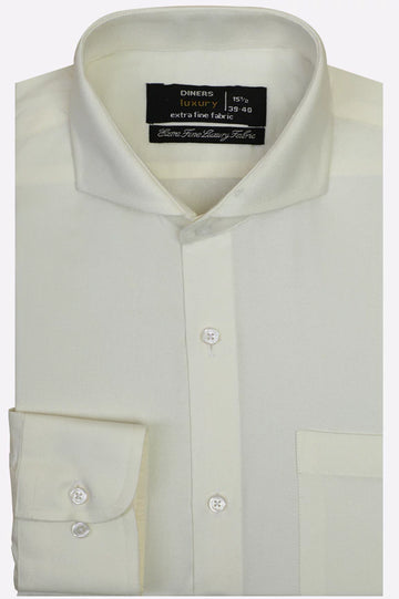 Off White Dobby Formal Shirt