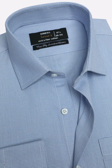 Sky Blue Dobby Formal Shirt