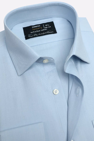Sky Blue Dobby Formal Shirt