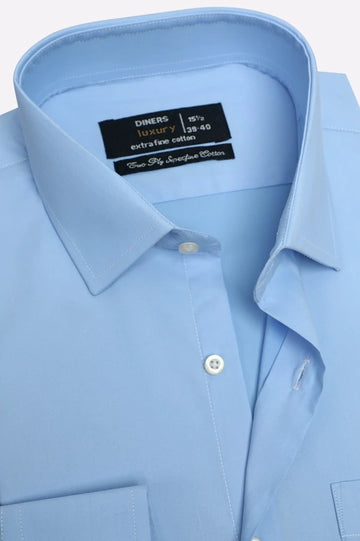 Sky Blue Dobby Formal Shirt