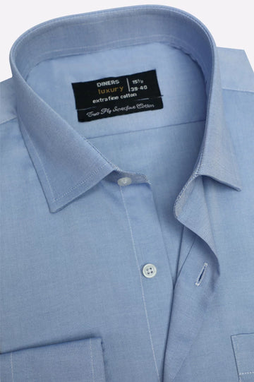 Sky Blue Dobby Formal Shirt