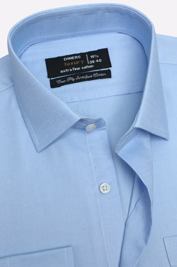 Sky Blue Dobby Formal Shirt