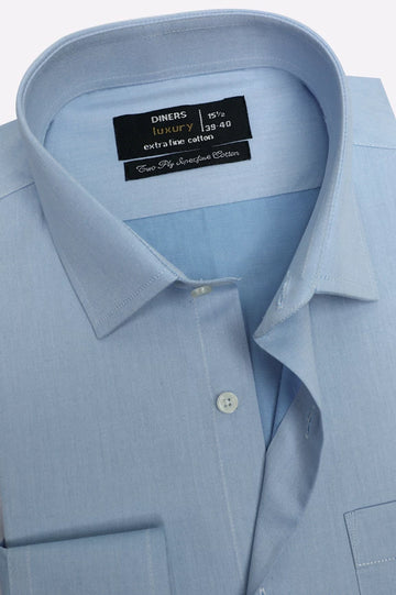 Sky Blue Dobby Formal Shirt
