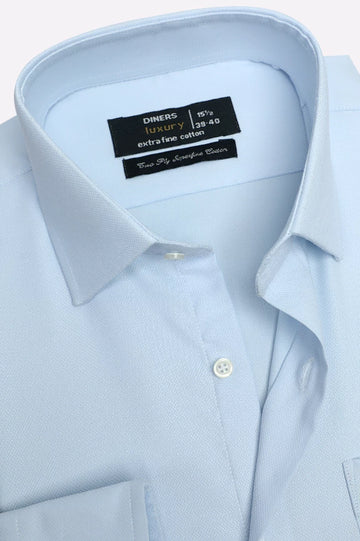 Sky Blue Dobby Formal Shirt