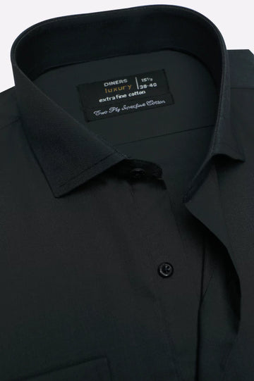 Charcoal Dobby Formal Shirt