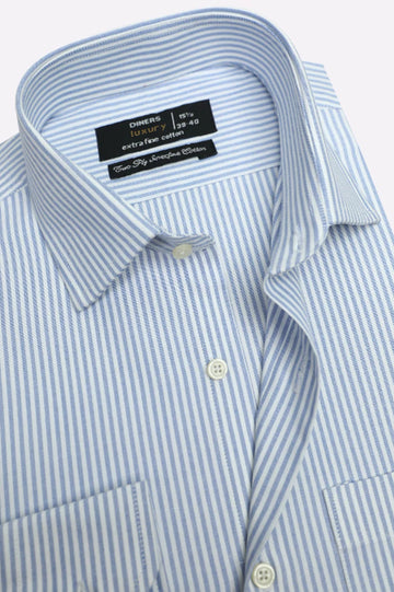Blue Bengal Stripes Formal Shirt