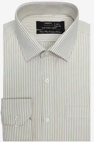 Yellow Bengal Stripes Formal Shirt
