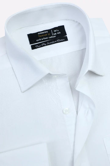 White Plain Formal Shirt