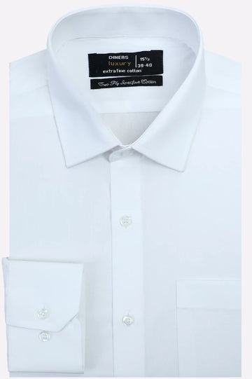 White Plain Formal Shirt