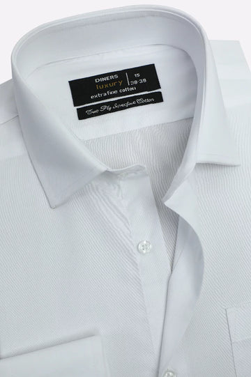 White Plain Formal Shirt