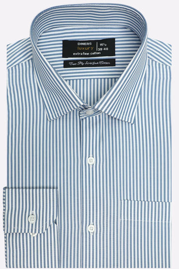 Blue Bengal Stripes Formal Shirt