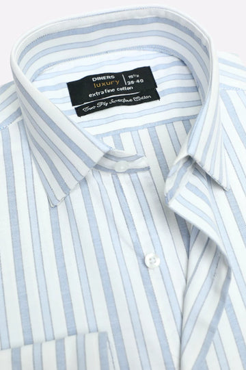 Multicolor Pinstripes Formal Shirt