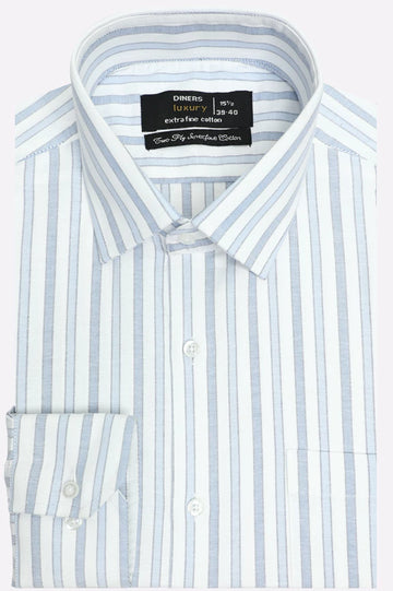 Multicolor Pinstripes Formal Shirt