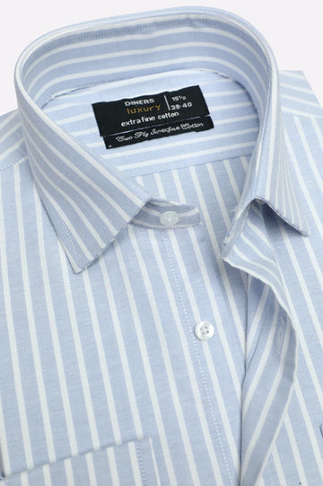 Blue Bengal Stipes Formal Shirt