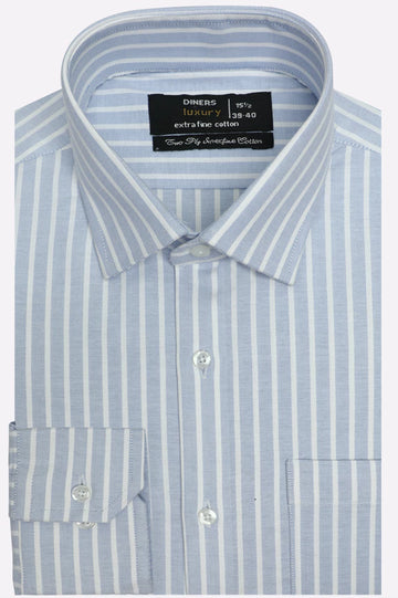 Blue Bengal Stipes Formal Shirt