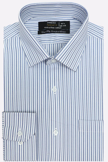 Blue Pinstripes Formal Shirt