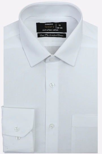 White Plain Formal Shirt