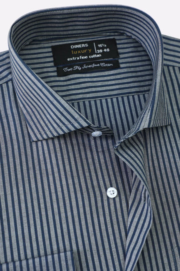 Blue Bengal Stripes Formal Shirt