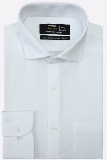 White Plain Formal Shirt
