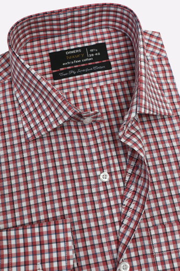 Multicolor Check Formal Shirt