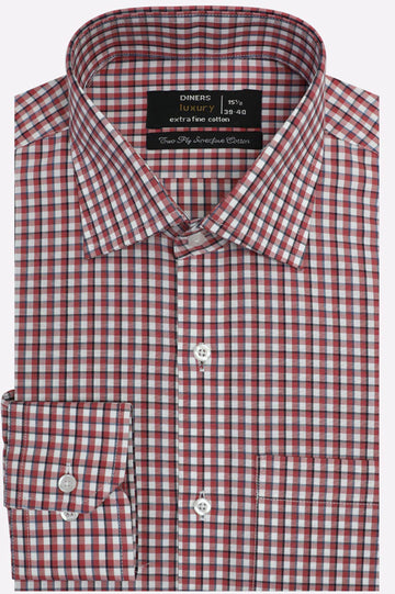 Multicolor Check Formal Shirt