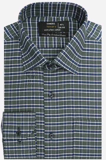 Multicolor Check Formal Shirt