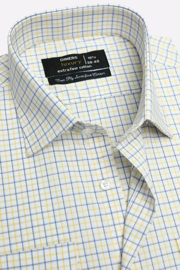 Multicolor Tattersall Check Formal Shirt