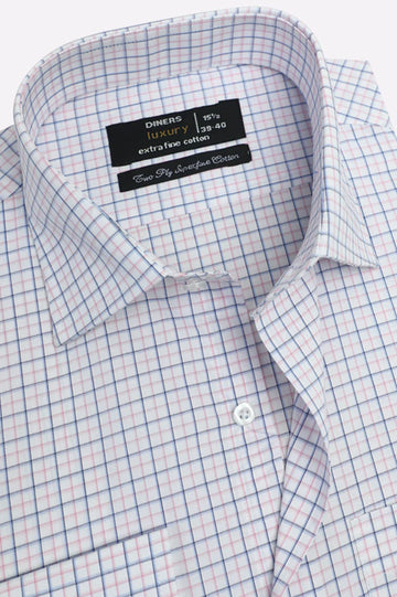 Multicolor Tattersall Check Formal Shirt