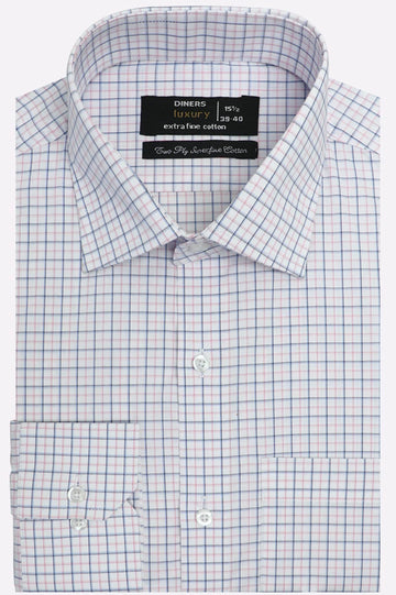 Multicolor Tattersall Check Formal Shirt