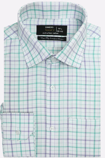 Multicolor Tattersall Check Formal Shirt