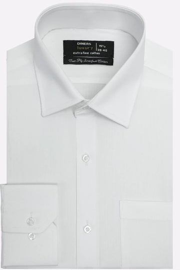White Plain Formal Shirt
