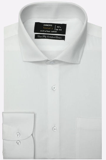 White Plain Formal Shirt
