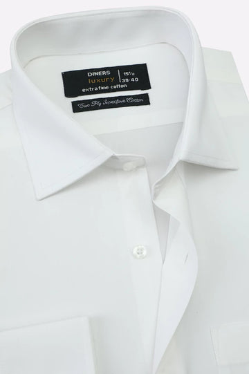 White Plain Formal Shirt