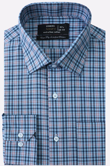 Multicolor Tattersall Check Formal Shirt
