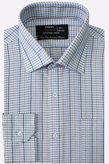 Multicolor Tattersall Check Formal Shirt
