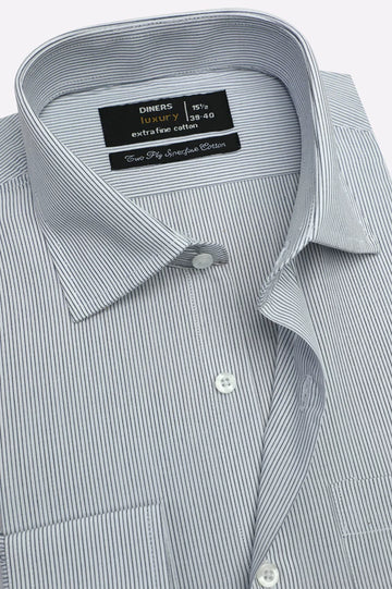 Blue Stripes Formal Shirt