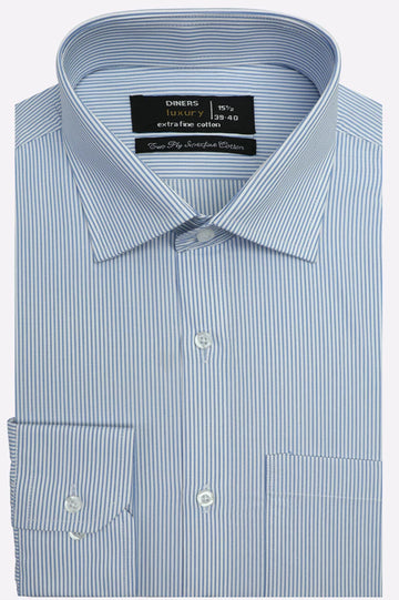 Blue Stripes Formal Shirt