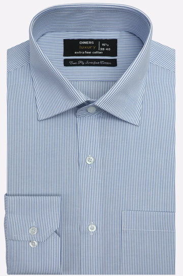 Blue Stripes Formal Shirt