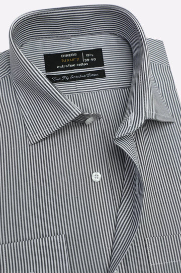 Black Stripes Formal Shirt