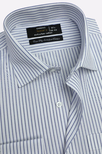 Blue Stripes Formal Shirt