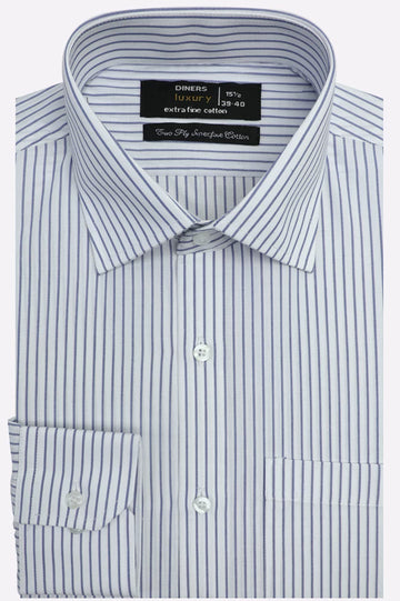 Blue Stripes Formal Shirt